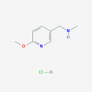 molecular formula C8H13ClN2O B2637478 [(6-Methoxypyridin-3-yl)methyl](methyl)amine hydrochloride CAS No. 1955493-76-1