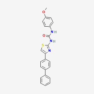 1-(4-Methoxyphenyl)-3-[4-(4-phenylphenyl)-1,3-thiazol-2-yl]urea