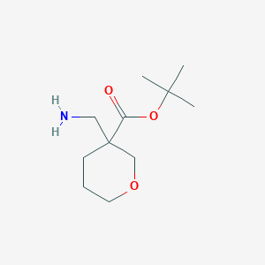 Tert-butyl 3-(aminomethyl)oxane-3-carboxylate