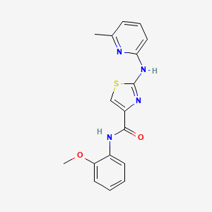 N-(2-methoxyphenyl)-2-((6-methylpyridin-2-yl)amino)thiazole-4-carboxamide