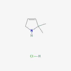 5,5-Dimethyl-1,2-dihydropyrrole;hydrochloride