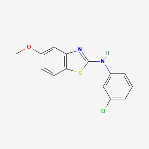 N-(3-chlorophenyl)-5-methoxy-1,3-benzothiazol-2-amine