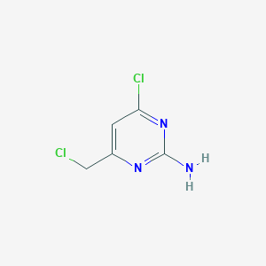 4-Chloro-6-(chloromethyl)pyrimidin-2-amine