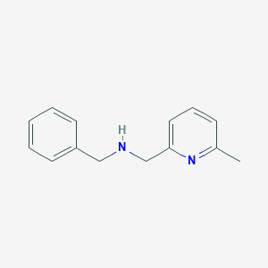 molecular formula C14H16N2 B026376 N-苄基-1-(6-甲基吡啶-2-基)甲胺 CAS No. 101938-10-7