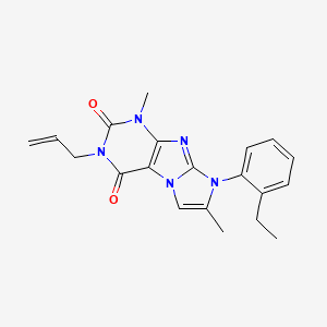 3-allyl-8-(2-ethylphenyl)-1,7-dimethyl-1H-imidazo[2,1-f]purine-2,4(3H,8H)-dione