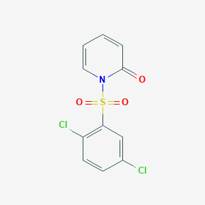 molecular formula C11H7Cl2NO3S B263765 1-[(2,5-dichlorophenyl)sulfonyl]-2(1H)-pyridinone 