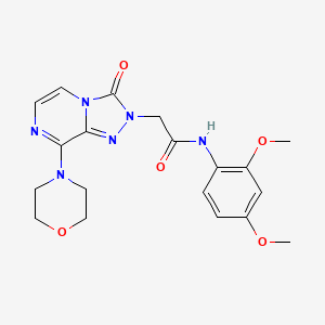 ethyl 4-{[[1-(4-fluorobenzyl)-1H-pyrrol-2-yl](oxo)acetyl]amino}benzoate