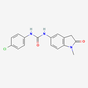 1-(4-Chlorophenyl)-3-(1-methyl-2-oxoindolin-5-yl)urea