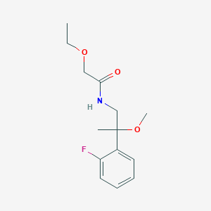 2-Ethoxy-N-[2-(2-fluorophenyl)-2-methoxypropyl]acetamide