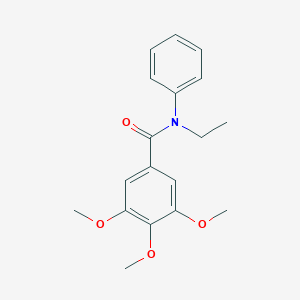 molecular formula C18H21NO4 B263775 N-ethyl-3,4,5-trimethoxy-N-phenylbenzamide 