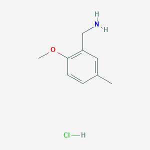 (2-Methoxy-5-methylphenyl)methanamine hydrochloride