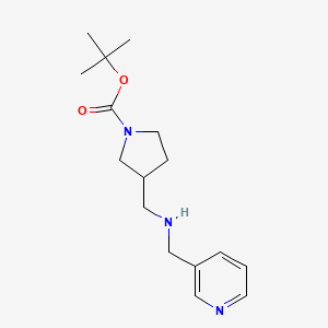 Tert-butyl 3-{[(pyridin-3-ylmethyl)amino]methyl}pyrrolidine-1-carboxylate