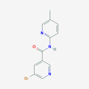 molecular formula C12H10BrN3O B263778 5-bromo-N-(5-methyl-2-pyridinyl)nicotinamide 