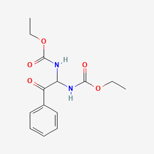 Ethyl 1-[(ethoxycarbonyl)amino]-2-oxo-2-phenylethylcarbamate
