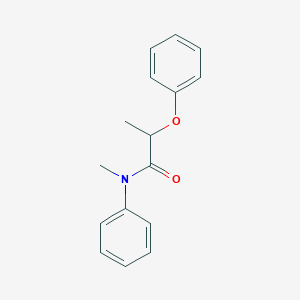 molecular formula C16H17NO2 B263780 N-methyl-2-phenoxy-N-phenylpropanamide 