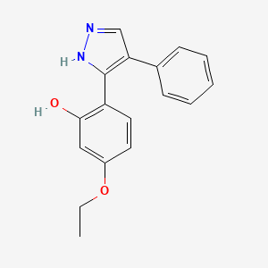 5-ethoxy-2-(4-phenyl-1H-pyrazol-3-yl)phenol