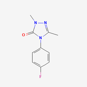4-(4-fluorophenyl)-2,5-dimethyl-2,4-dihydro-3H-1,2,4-triazol-3-one