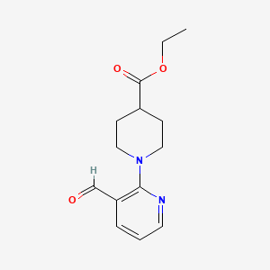 Ethyl 1-(3-formylpyridin-2-yl)piperidine-4-carboxylate