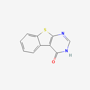 molecular formula C10H6N2OS B2637887 苯并[4,5]噻吩并[2,3-d]嘧啶-4-醇 CAS No. 18774-49-7