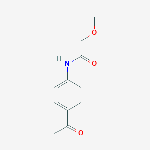 molecular formula C11H13NO3 B263789 N-(4-acetylphenyl)-2-methoxyacetamide 