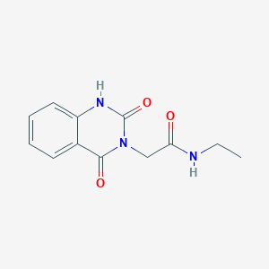 2-(2,4-dioxo-1,2,3,4-tetrahydroquinazolin-3-yl)-N-ethylacetamide