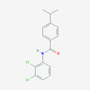 molecular formula C16H15Cl2NO B263795 N-(2,3-dichlorophenyl)-4-isopropylbenzamide 