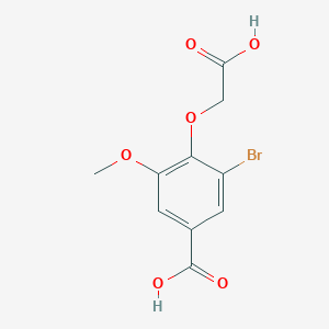 3-Bromo-4-(carboxymethoxy)-5-methoxybenzoic acid