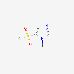 molecular formula C4H5ClN2O2S B2637972 1-Methyl-1H-imidazole-5-sulfonyl chloride CAS No. 479552-18-6