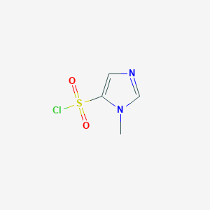 molecular formula C4H5ClN2O2S B2637972 1-甲基-1H-咪唑-5-磺酰氯 CAS No. 479552-18-6