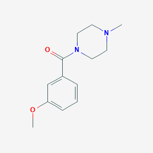 molecular formula C13H18N2O2 B263798 1-Methyl-4-(3-methoxybenzoyl)piperazine 