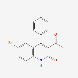 3-Acetyl-6-bromo-4-phenylquinolin-2(1H)-one