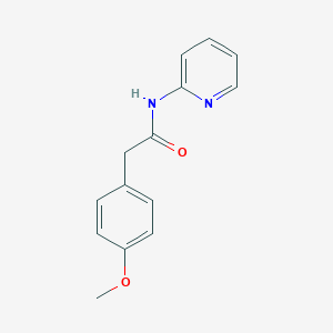 molecular formula C14H14N2O2 B263799 2-(4-methoxyphenyl)-N-pyridin-2-ylacetamide 