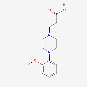3-[4-(2-Methoxy-phenyl)-piperazin-1-yl]-propionic acid