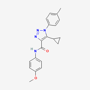 5-cyclopropyl-N-(4-methoxyphenyl)-1-(p-tolyl)-1H-1,2,3-triazole-4-carboxamide