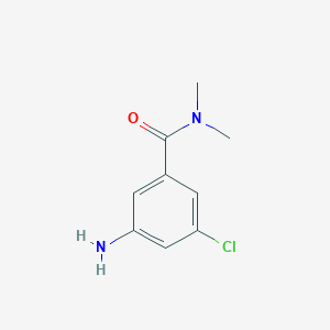 3-amino-5-chloro-N,N-dimethylbenzamide