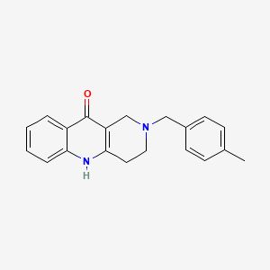 2-[(4-Methylphenyl)methyl]-1,3,4,5-tetrahydrobenzo[b][1,6]naphthyridin-10-one