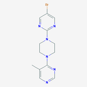 4-[4-(5-Bromopyrimidin-2-yl)piperazin-1-yl]-5-methylpyrimidine