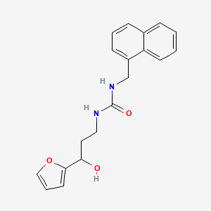 1-(3-(Furan-2-yl)-3-hydroxypropyl)-3-(naphthalen-1-ylmethyl)urea