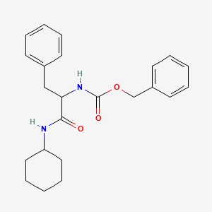 Benzyl N-[1-(cyclohexylcarbamoyl)-2-phenylethyl]carbamate