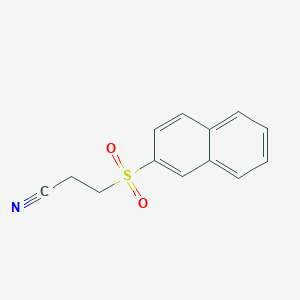 molecular formula C13H11NO2S B263807 3-(2-Naphthylsulfonyl)propanenitrile 