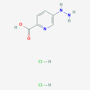 5-Hydrazinylpyridine-2-carboxylic acid dihydrochloride
