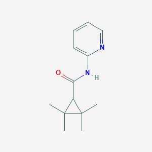 molecular formula C13H18N2O B263808 2,2,3,3-tetramethyl-N-(2-pyridinyl)cyclopropanecarboxamide 