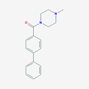 molecular formula C18H20N2O B263812 Biphenyl-4-yl-(4-methyl-piperazin-1-yl)-methanone 