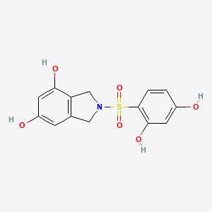 2-[(2,4-Dihydroxyphenyl)sulfonyl]-2,3-Dihydro-1h-Isoindole-4,6-Diol