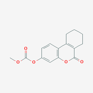 molecular formula C15H14O5 B2638166 Methyl (6-oxo-7,8,9,10-tetrahydrobenzo[c]chromen-3-yl) carbonate CAS No. 694502-66-4