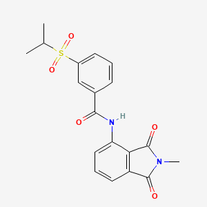 3-(isopropylsulfonyl)-N-(2-methyl-1,3-dioxoisoindolin-4-yl)benzamide
