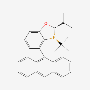 (2S,3S)-4-(Anthracen-9-yl)-3-(tert-butyl)-2-isopropyl-2,3-dihydrobenzo[d][1,3]oxaphosphole