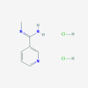 N'-methylpyridine-3-carboximidamide dihydrochloride