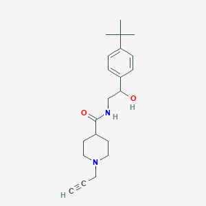 molecular formula C21H30N2O2 B2638203 N-[2-(4-tert-butylphenyl)-2-hydroxyethyl]-1-(prop-2-yn-1-yl)piperidine-4-carboxamide CAS No. 2072459-37-9