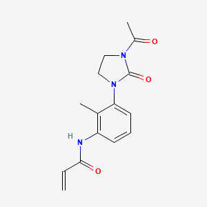 N-[3-(3-Acetyl-2-oxoimidazolidin-1-yl)-2-methylphenyl]prop-2-enamide